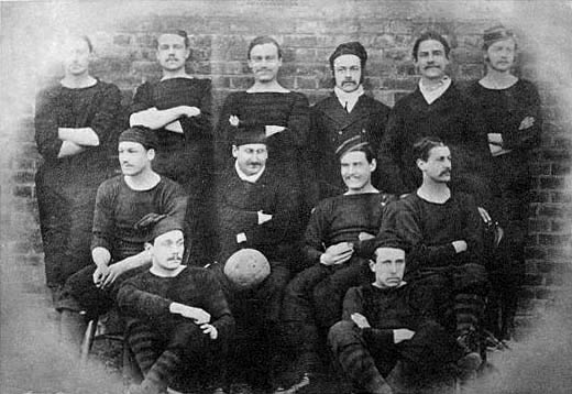 The Royal Engineers AFC squad that won the 1875 FA Cup