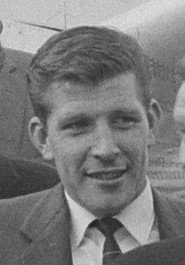 A portrait photograph of the Sheffield Wednesday footballer Don Megson