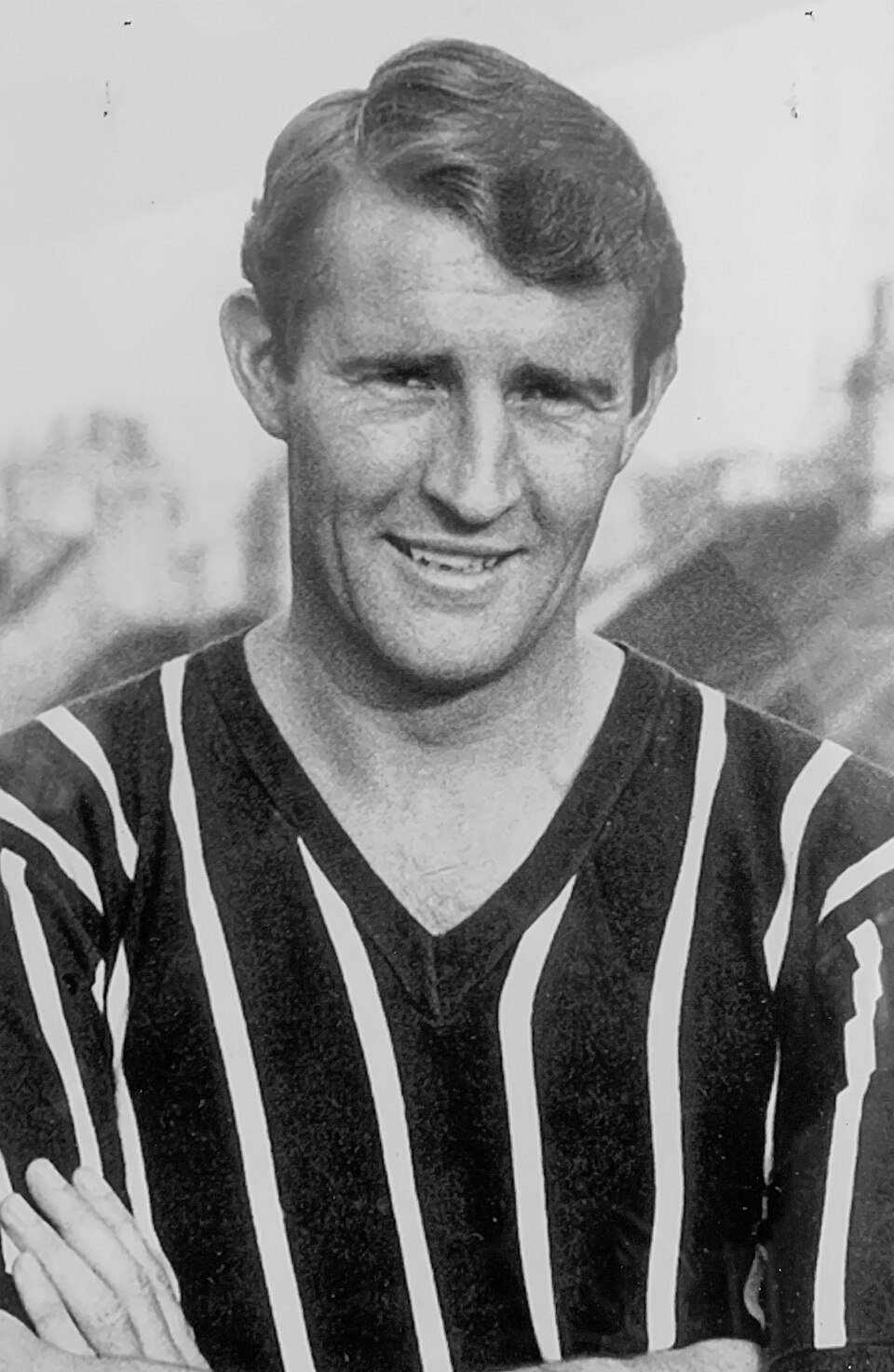 Malcolm Allison photographed at Bath City in 1962