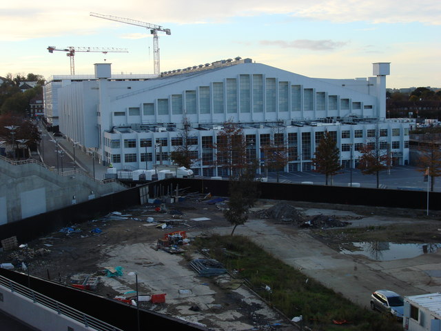 The exterior of Wembley Arena