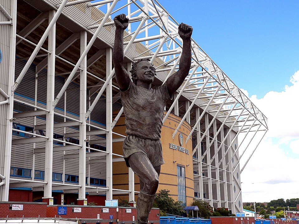 Statue of Billy Bremner outside Elland Road