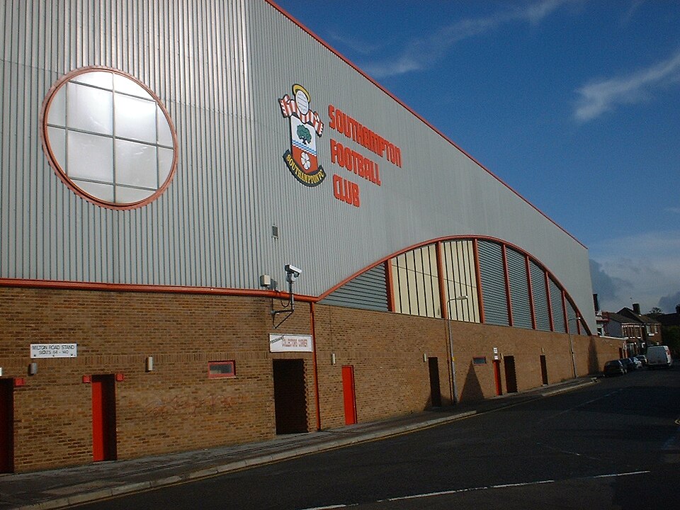 The Milton Road End at The Dell in 2000