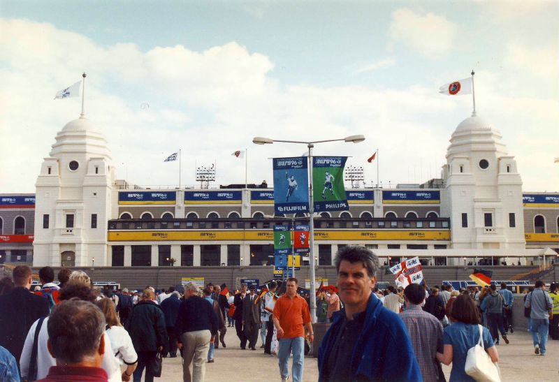 The Twin Towers of the original Wembley Stadium