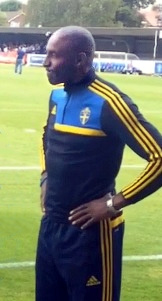 John Fashanu at AFC Wimbledon in 2014