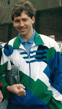 Bryan Robson at Manchester United's training ground