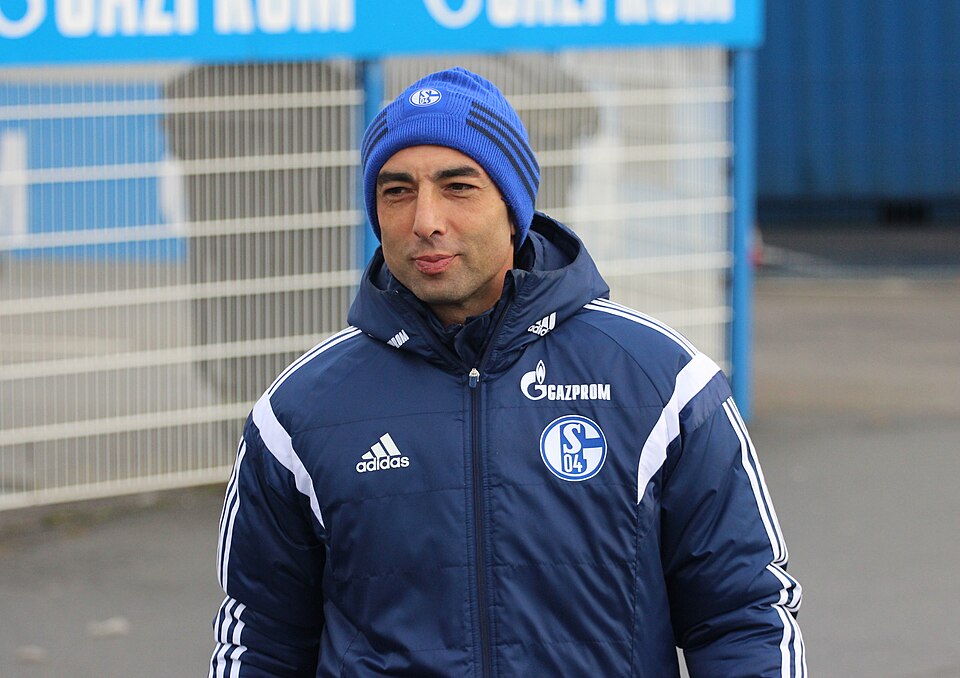 Roberto Di Matteo at a training session in 2015