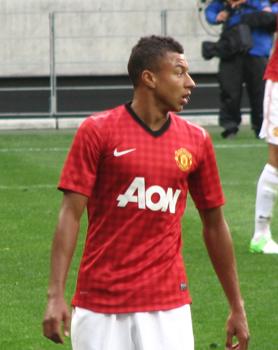 Jesse Lingard in a Manchester United shirt during a pre-season friendly