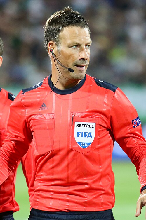Mark Clattenburg in referee's uniform