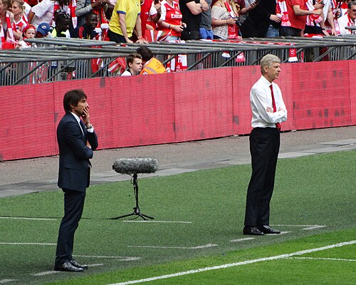 A scene from the 2017 FA Cup final at Wembley