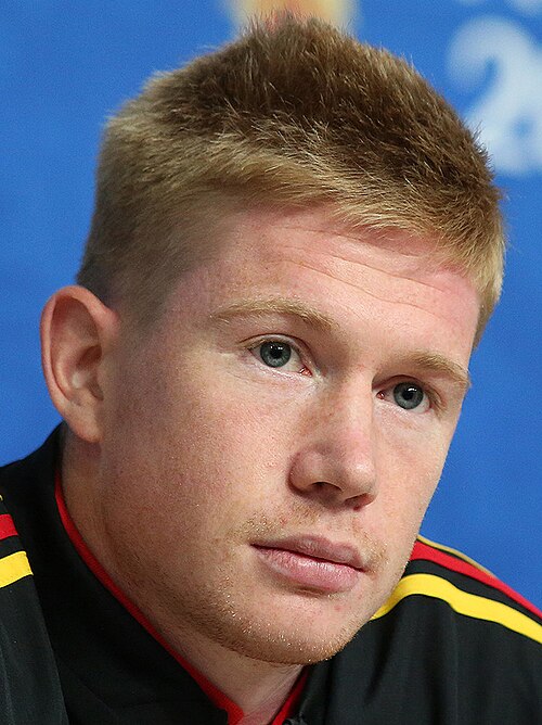 Kevin De Bruyne in a Belgium shirt