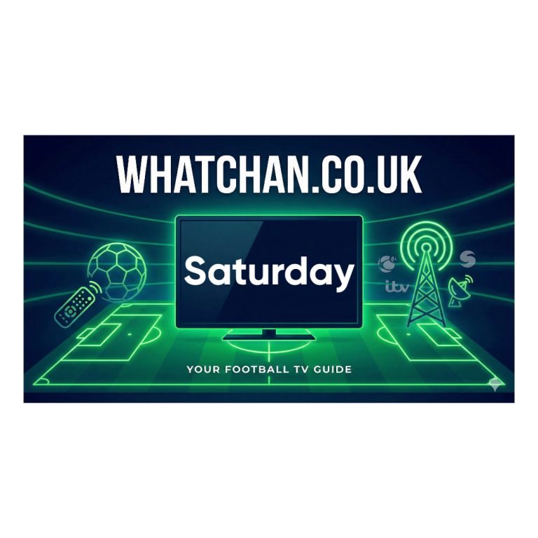 Football TV guide for Saturday