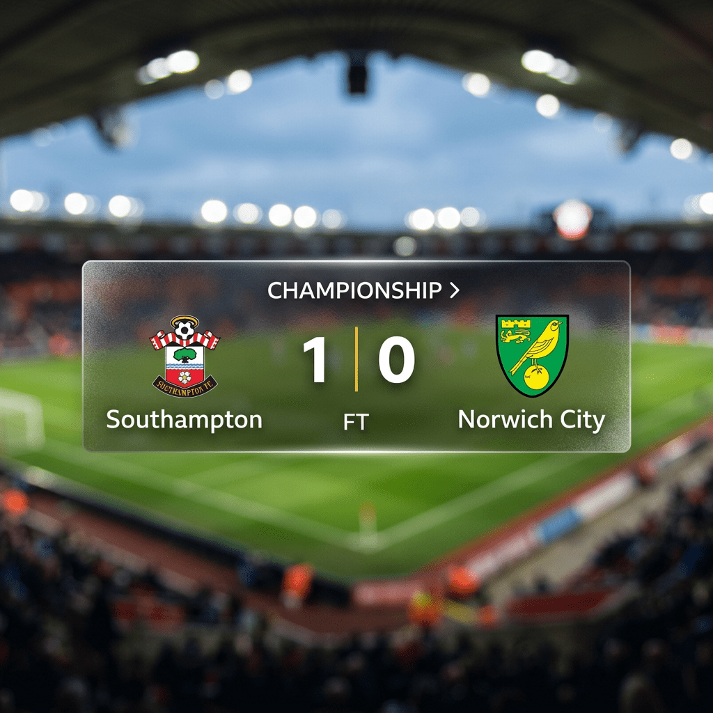 Southampton 1 Norwich 0 - Whatchan